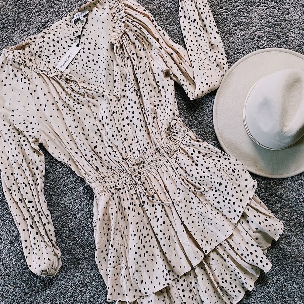 VICI Dalmatian Print Mini Dress